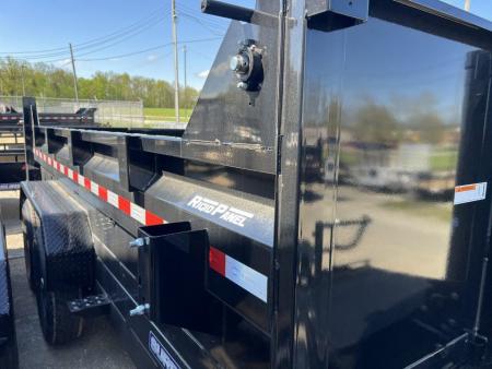 New 2026 Sure-Trac 82 IN x 16 HD Low Profile Dump Trailer 14K Telescopic W/HYDRAULIC JACK Dump Trailer