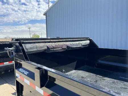 New 2026 Sure-Trac 82 IN x 16 HD Low Profile Dump Trailer 14K Telescopic W/HYDRAULIC JACK Dump Trailer
