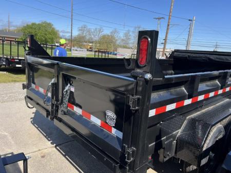 New 2026 Sure-Trac 82 IN x 16 HD Low Profile Dump Trailer 14K Telescopic W/HYDRAULIC JACK Dump Trailer