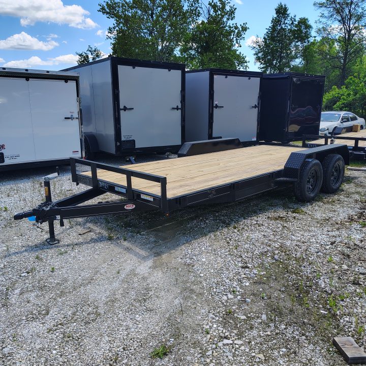 New 2026 MEB 83x18 TA, 2' dovetail, 3.5k axles Car Hauler