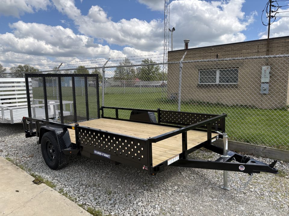 New 2026 Sure-Trac 7 X 12 Tube Top ATV 3K Idler Utility Trailer