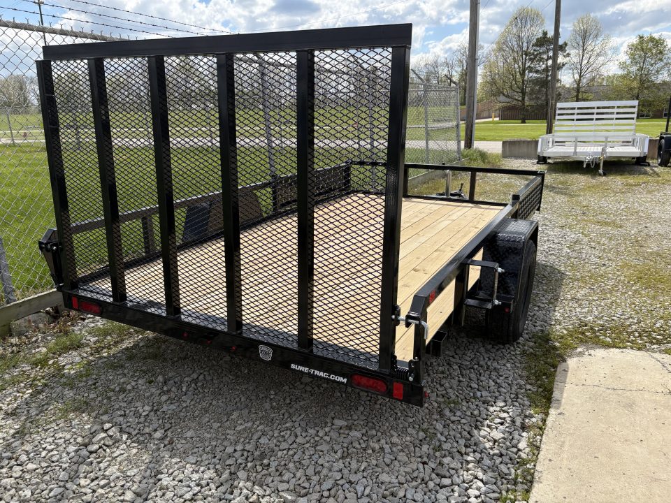 New 2026 Sure-Trac 7 X 12 Tube Top ATV 3K Idler Utility Trailer