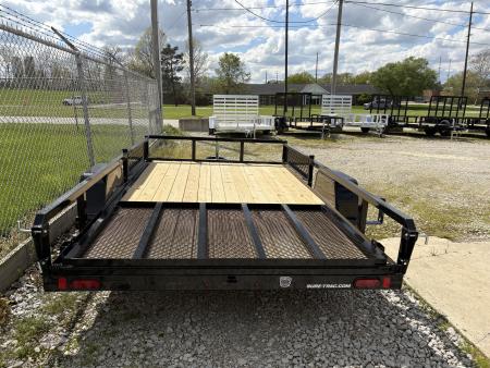 New 2026 Sure-Trac 7 X 12 Tube Top ATV 3K Idler Utility Trailer