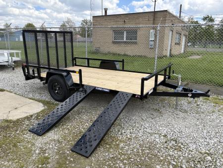 New 2026 Sure-Trac 7 X 12 Tube Top ATV 3K Idler Utility Trailer