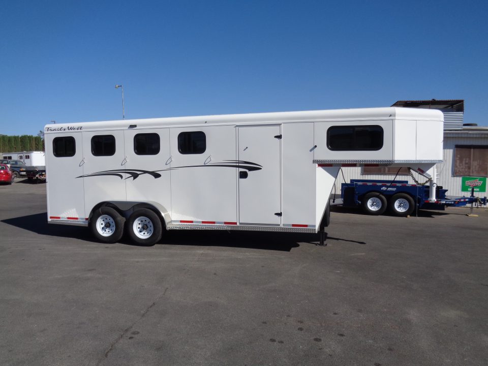 New 2027 Trails West * ADV MX GN 4H *Adventure MX 4-Horse Goose Neck Slant Load Horse Trailer