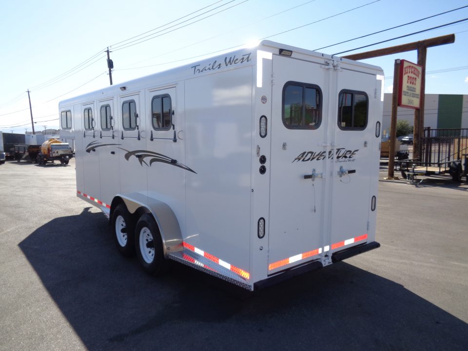 New 2027 Trails West * ADV MX GN 4H *Adventure MX 4-Horse Goose Neck Slant Load Horse Trailer