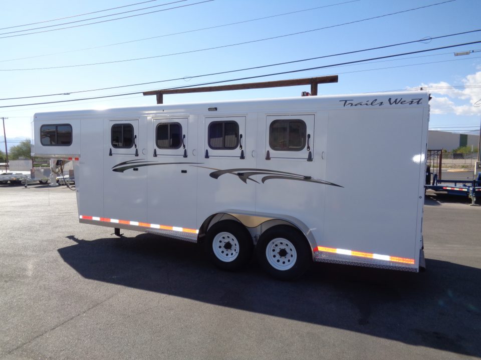 New 2027 Trails West * ADV MX GN 4H *Adventure MX 4-Horse Goose Neck Slant Load Horse Trailer