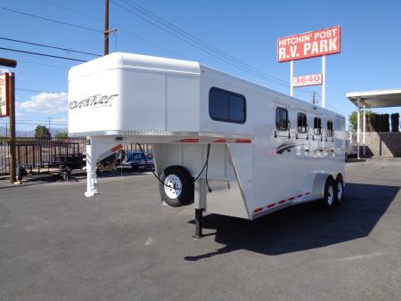 New 2027 Trails West * ADV MX GN 4H *Adventure MX 4-Horse Goose Neck Slant Load Horse Trailer