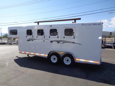 New 2027 Trails West * ADV MX GN 4H *Adventure MX 4-Horse Goose Neck Slant Load Horse Trailer