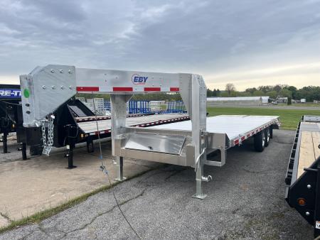 New 2026 EBY Trailers 20+5 16K Gooseneck Deckover Trailer