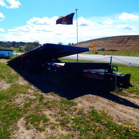New 2026 Midsota 102x28 22k Tilt Deckover Trailer