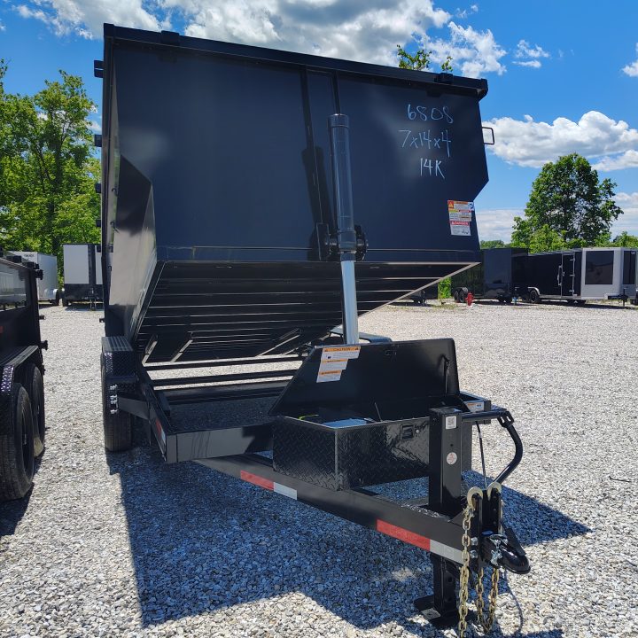 New 2026 U.S Built/Texas Pride Trailers 7x14x4 TA , 14k axles, With spreader gate Dump Trailer