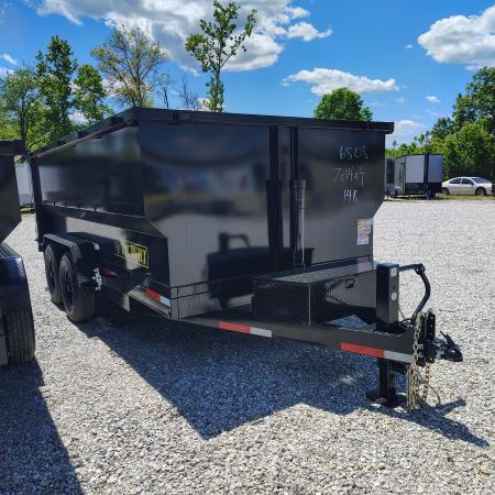 New 2026 U.S Built/Texas Pride Trailers 7x14x4 TA , 14k axles, With spreader gate Dump Trailer