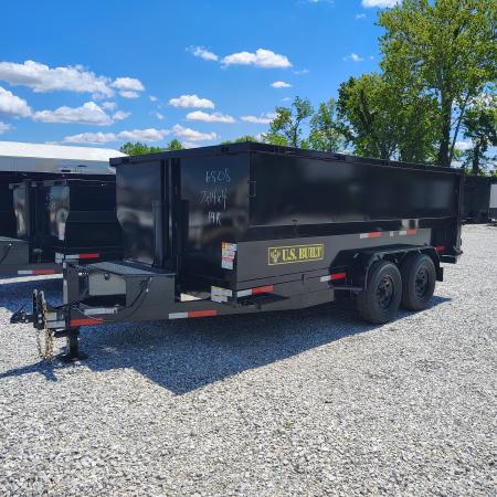 New 2026 U.S Built/Texas Pride Trailers 7x14x4 TA , 14k axles, With spreader gate Dump Trailer