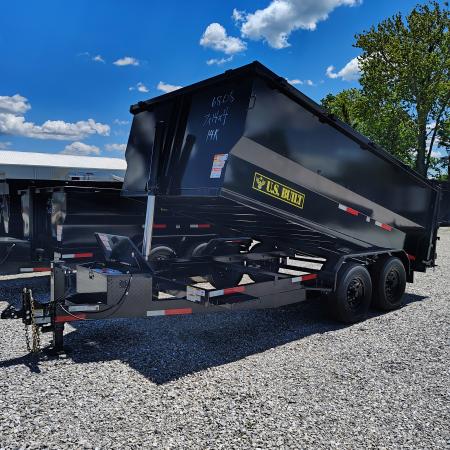 New 2026 U.S Built/Texas Pride Trailers 7x14x4 TA , 14k axles, With spreader gate Dump Trailer
