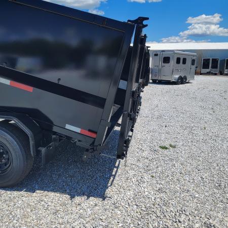 New 2026 U.S Built/Texas Pride Trailers 7x14x4 TA , 14k axles, With spreader gate Dump Trailer