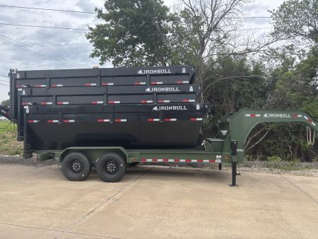 New 2026 Norstar DBG 83x16 Dump Trailer W/3 Bins