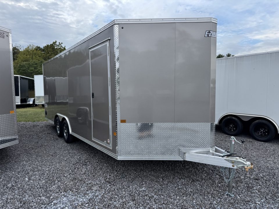 New 2026 E-Z Hauler EZEC8.5X20CH XLT PRO Car Hauler 6 FOOT 10 INCH INTERIOR HEIGHT 4 FOOT ESCAPE DOOR FREE ALUMINUM WHEEL UPGRADE