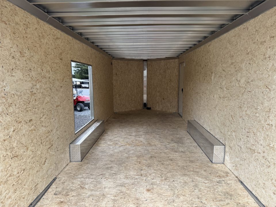 New 2026 E-Z Hauler EZEC8.5X20CH XLT PRO Car Hauler 6 FOOT 10 INCH INTERIOR HEIGHT 4 FOOT ESCAPE DOOR FREE ALUMINUM WHEEL UPGRADE
