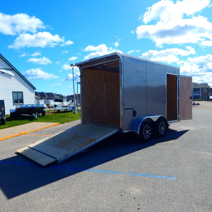 New 2026 Impact Trailers 7x12 Aluminum Shock Wave Cargo / Enclosed Trailer