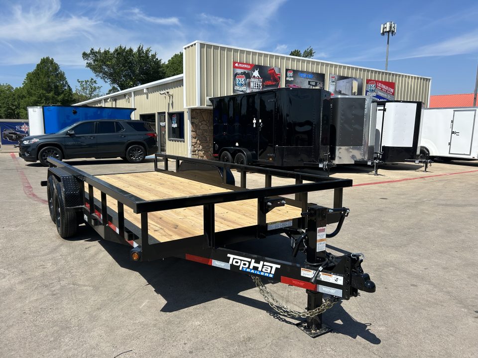 New 2026 Top Hat HT14-18X83-14E-F Utility Trailer