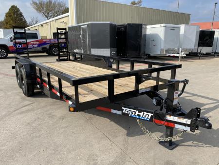 New 2026 Top Hat HT14-18X83-14E-F Utility Trailer