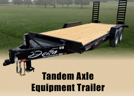 New 2026 Delta Trailers 83  X 24' 14K Equipment Trailer