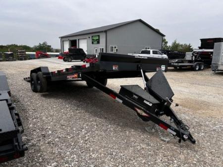 New 2026 H&H Trailers 82 X24' EX 9.9K SPEEDLOADER POWER TILT Car / Racing Trailer