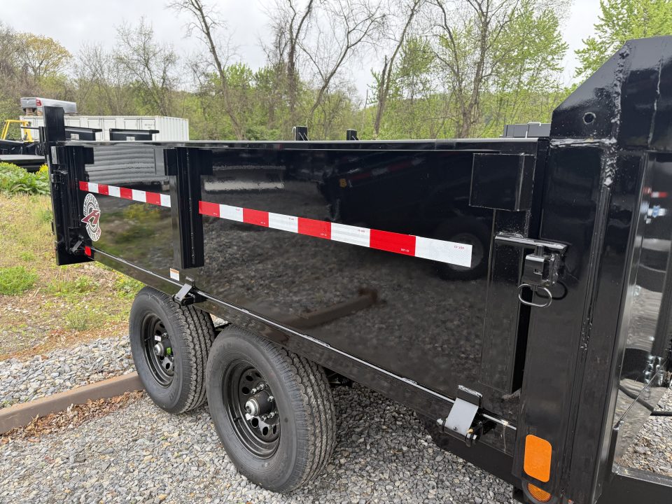 New 2026 Homesteader 6x10 Deckover Dump - 10k - Barn Door Rear - Curbside Drop Side