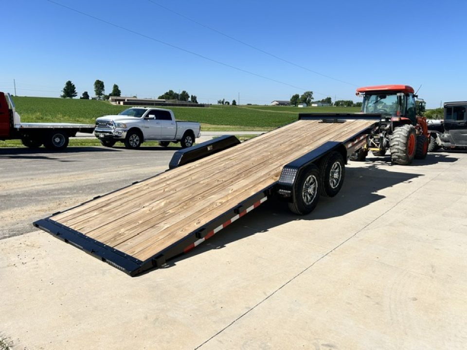 New 2026 H&H Trailers 82"X22' EX 14K SPEEDLOADER POWER TILT alum wheels Car / Racing Trailer