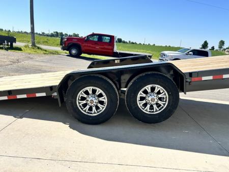 New 2026 H&H Trailers 82"X22' EX 14K SPEEDLOADER POWER TILT alum wheels Car / Racing Trailer