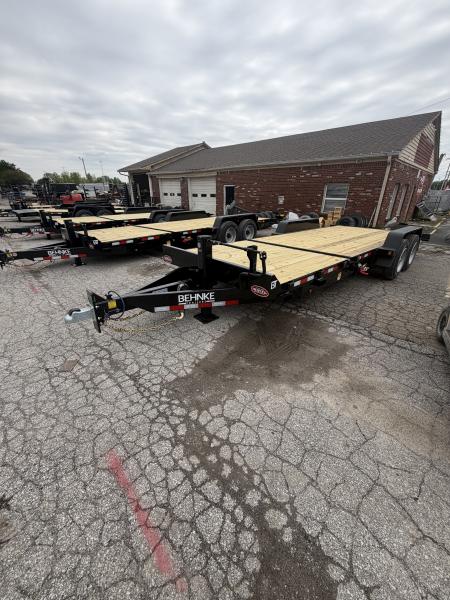New 2026 Behnke TBCT2216ET Tilt Trailer 83X22 TA PARTIAL TILT (GVW:16000) BLACK