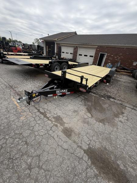 New 2026 Behnke TBCT2216ET Tilt Trailer 83X22 TA PARTIAL TILT (GVW:16000) BLACK