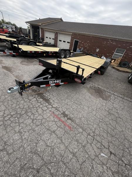 New 2026 Behnke TBCT2220ET-10K Tilt Trailer 83X22 TA PARTIAL TILT (GVW:20000) BLACK
