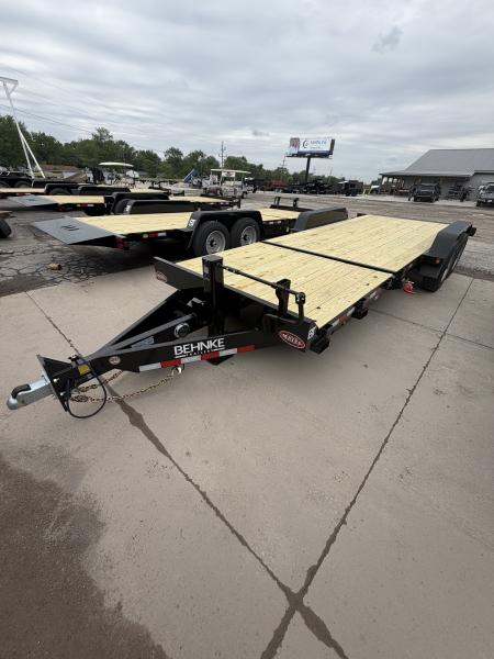 New 2026 Behnke TBCT2220ET-10K Tilt Trailer 83X22 TA PARTIAL TILT (GVW:20000) BLACK