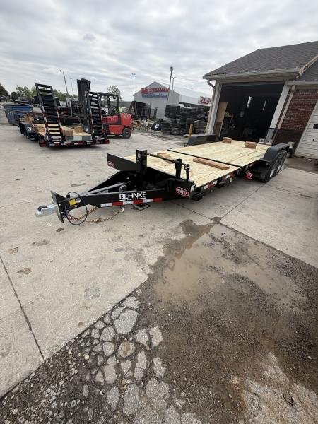 New 2026 Behnke TBCT2220ET-10K Tilt Trailer 83X22 TA PARTIAL TILT (GVW:20000) BLACK
