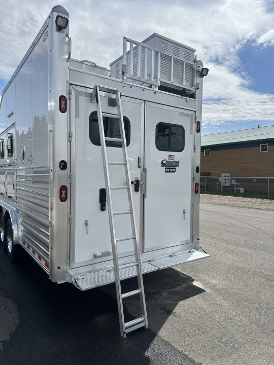 New 2027 Cimarron 4 Horse Side Load with 16'10" Outlaw Conversions LQ