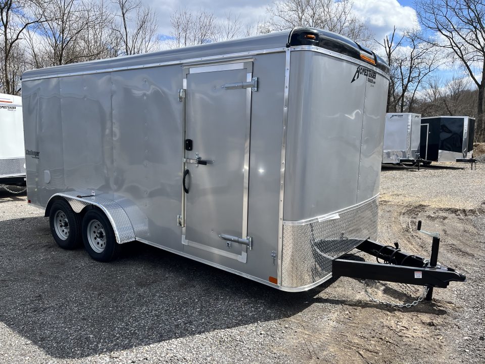 New 2026 Homesteader - 7x16 Ramp Door- SILVER