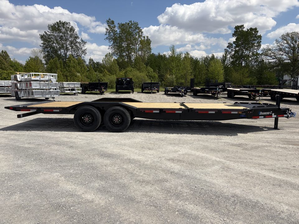 New 2026 Diamond C Trailers HXD210L24X102 (24' X 102") 23K Partial Tilt Equipment Trailer
