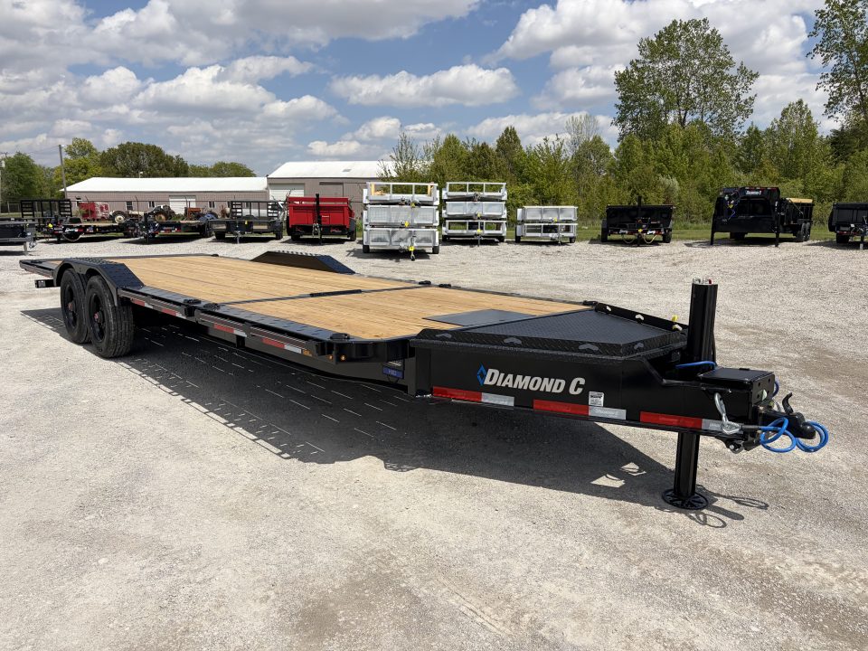 New 2026 Diamond C Trailers HXD210L24X102 (24' X 102") 23K Partial Tilt Equipment Trailer