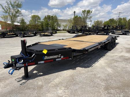 New 2026 Diamond C Trailers HXD210L24X102 (24' X 102 ) 23K Partial Tilt Equipment Trailer