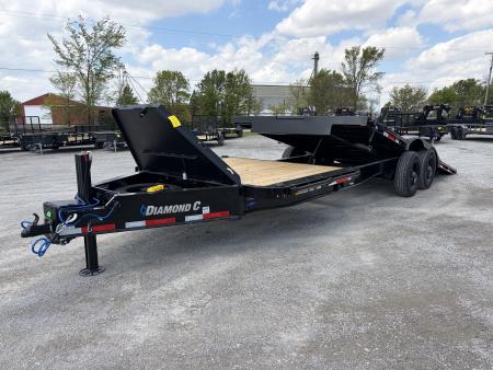 New 2026 Diamond C Trailers HXD210L24X102 (24' X 102") 23K Partial Tilt Equipment Trailer