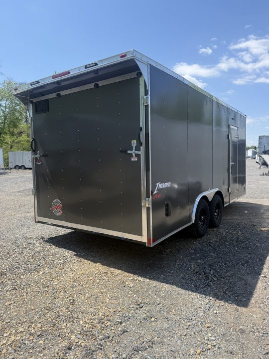 New 2026 Homesteader 8x18 V-Nose - 84" Interior - CHARCOAL - 10K GVWR