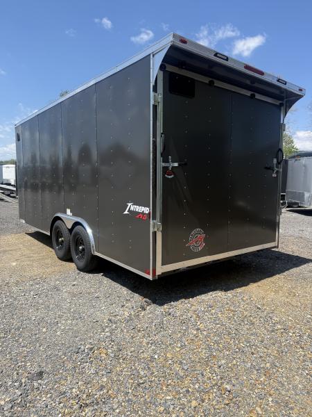 New 2026 Homesteader 8x18 V-Nose - 84" Interior - CHARCOAL - 10K GVWR