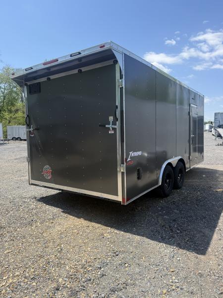 New 2026 Homesteader 8x18 V-Nose - 84" Interior - CHARCOAL - 10K GVWR