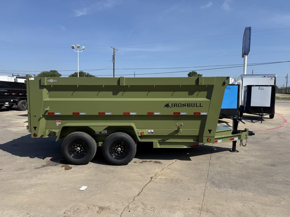 New 2026 Iron Bull DTB 7'x14'x4' Dump Trailer