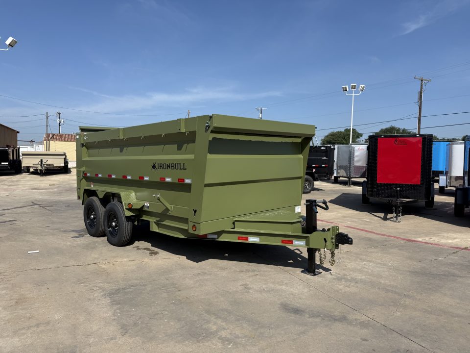 New 2026 Iron Bull DTB 7'x14'x4' Dump Trailer