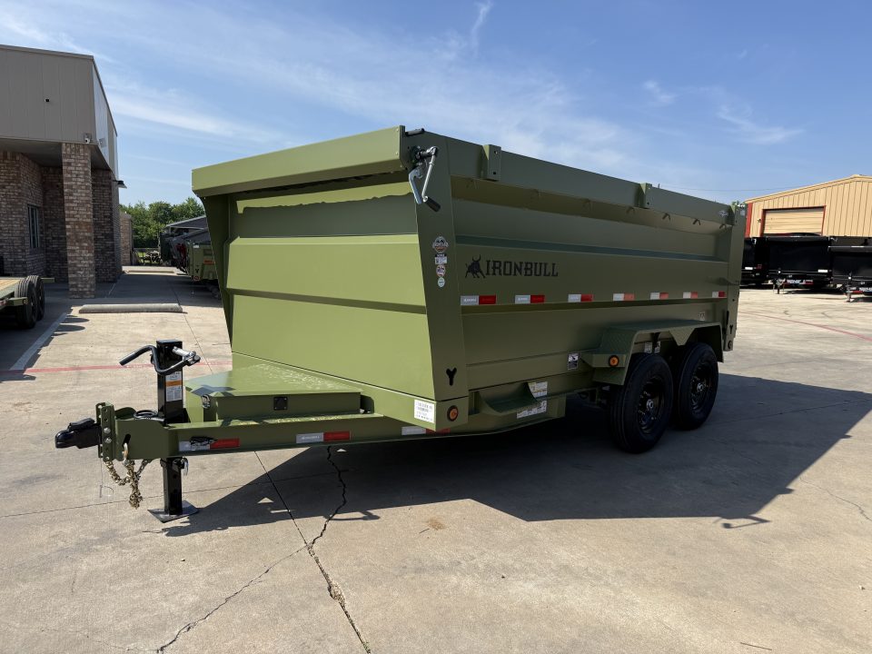 New 2026 Iron Bull DTB 7'x14'x4' Dump Trailer