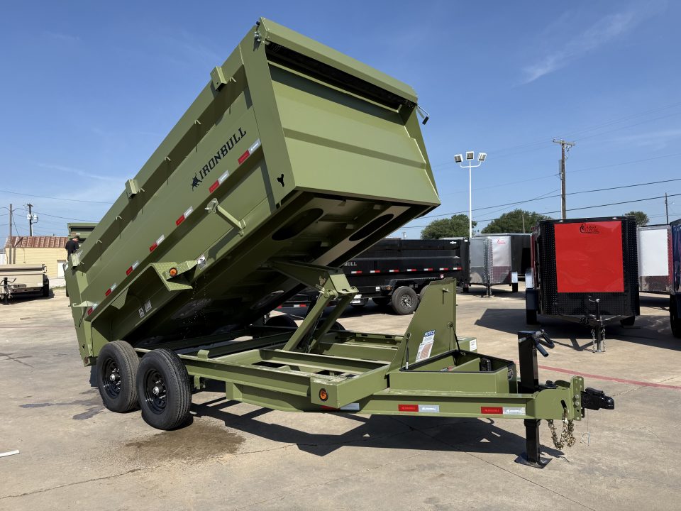 New 2026 Iron Bull DTB 7'x14'x4' Dump Trailer