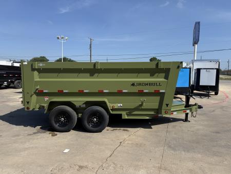 New 2026 Iron Bull DTB 7'x14'x4' Dump Trailer